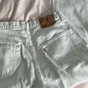 Levi’s 501s high-waisted cropped boyfriend jeans